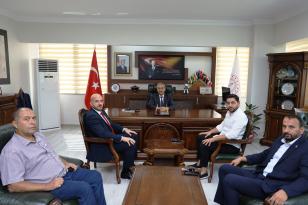 İsmail Özer’den Milli Eğitim Müdürü Nevzat Akbaş’a Ziyaret