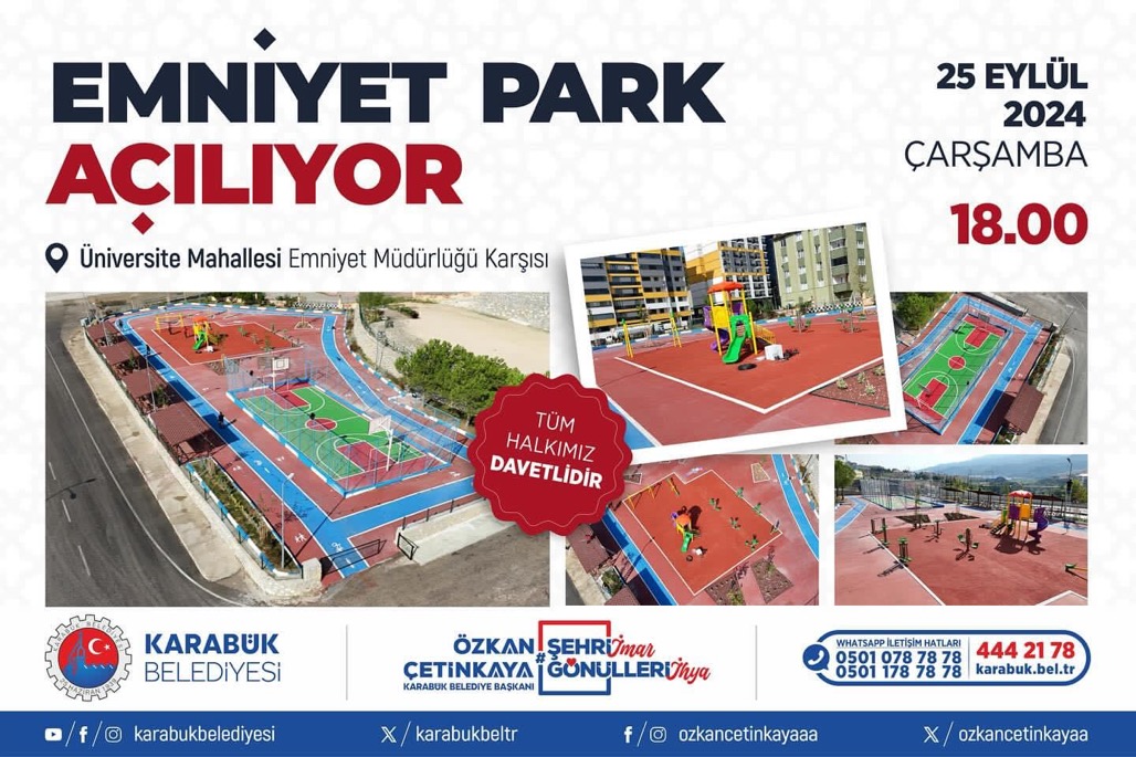 Karabük Emniyet Park Açılıyor