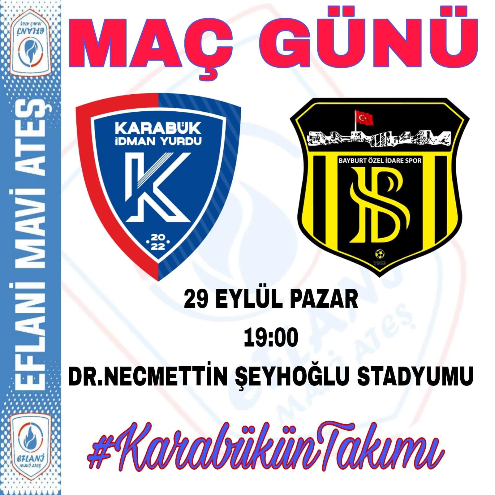 Karabükün Maçı Var