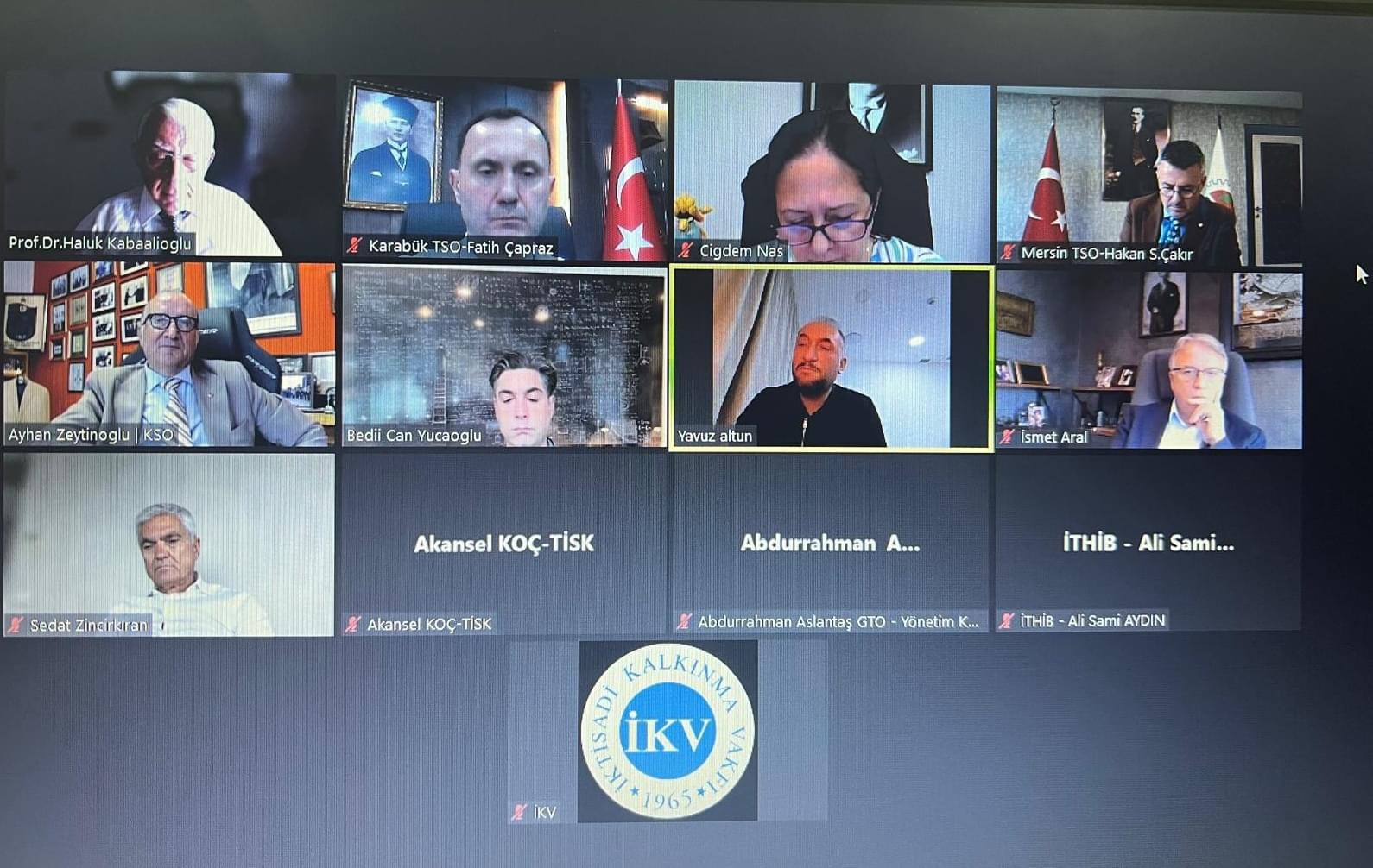 İktisadi Kalkınma Vakfı (İKV) Yönetim Kurulu Toplantısı Yapıldı