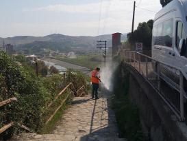 Karabük Belediyesi Sinek ve Haşere İlaçlama Çalışmalarını Sürdürüyor