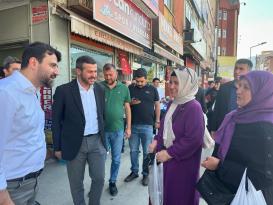 AK Parti Teşkilatı Esnaf Ziyaretinde