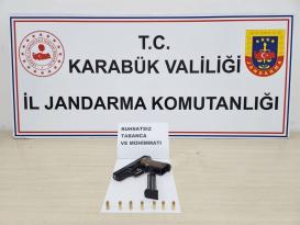 Ruhsatsız Silah Taşıyan Şahıs Jandarmadan Kaçamadı