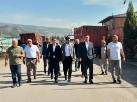 Özkan Çetinkaya, Antepoğlu Sanayi Sitesi’ni Ziyaret Etti
