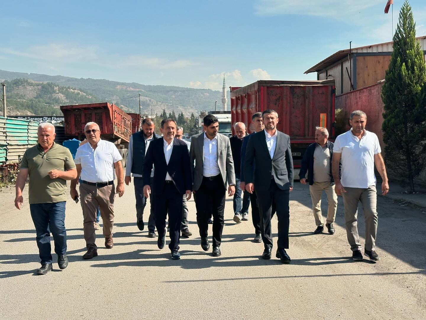 Özkan Çetinkaya, Antepoğlu Sanayi Sitesi’ni Ziyaret Etti