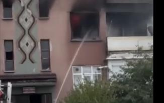 Karabük’te Dört Katlı Binanın Üçüncü Katında Çıkan Yangın Ucuz Atlatıldı