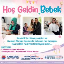 Karabük Belediyesi ‘’Hoş Geldin Bebek’’ Projesi
