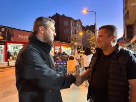 Özkan Çetinkaya, Ankara Caddesi’nde Esnaf ve Vatandaşlarıla Bir Araya Geldi