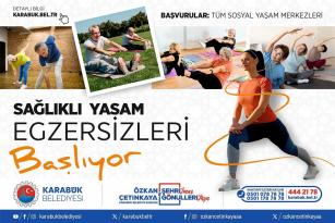 Karabük Belediyesi, Sağlıklı ve Zinde Bir Yaşam İçin Egzersiz Programları Başlatıyor