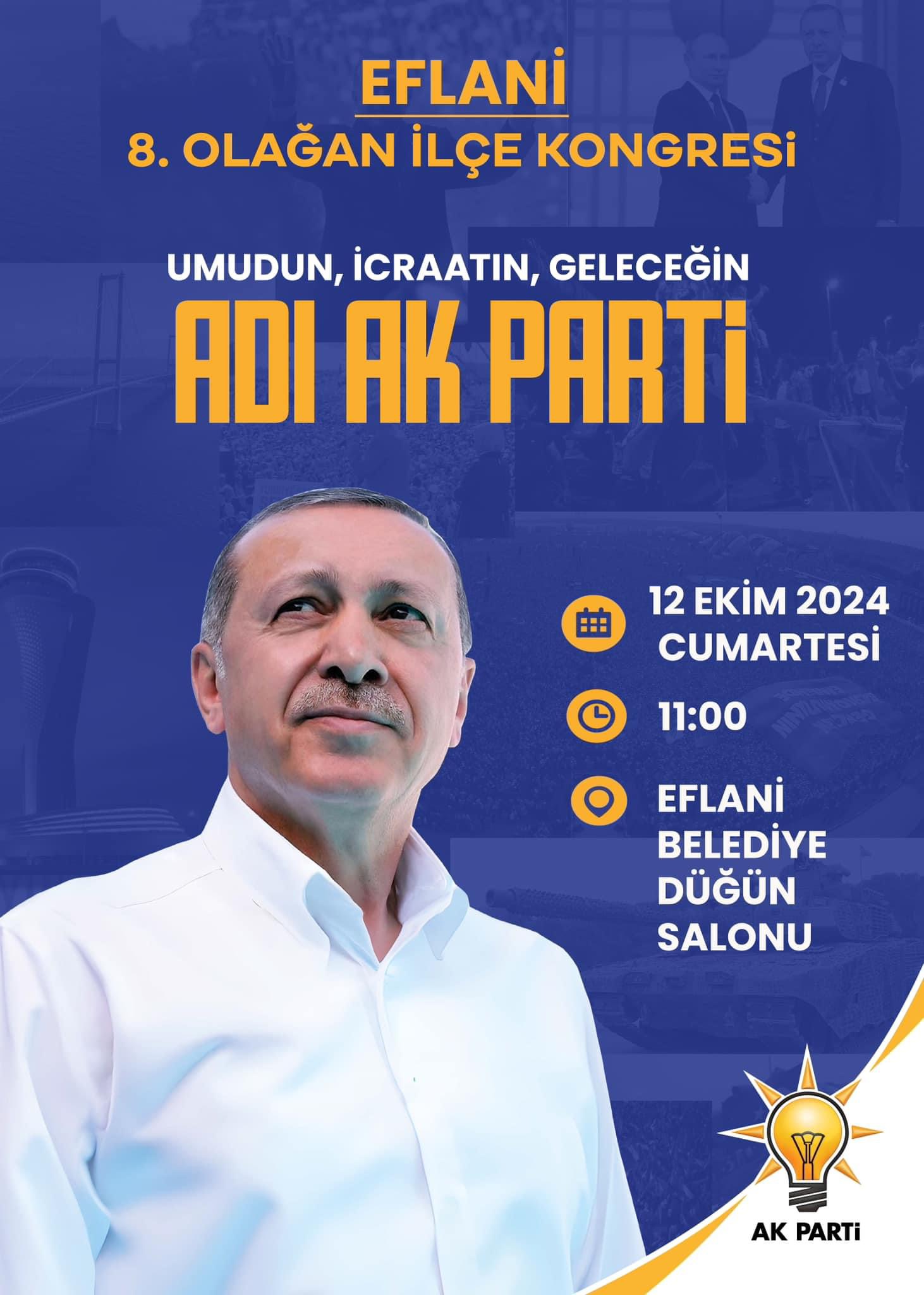 AK Parti Eflani İlçe Kongresi Yarın Yapılacak