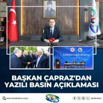 Fatih Çapraz Yazılı Basın Açıklaması Yayımladı