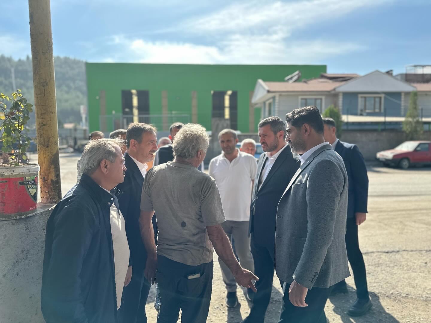 Karabük Belediye Başkanı Özkan Çetinkaya, Antepoğlu Sanayi Sitesi’ni Ziyaret Etti