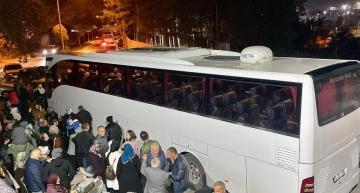 KARABÜK’TE UMRECİLER DUALARLA UĞURLANDI