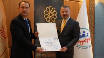 Rektör Kırılık’tan Fatih Çapraz’a Teşekkür