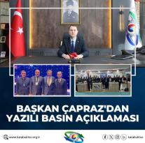 KTSO Başkanı Fatih Çapraz Yazılı Basın Açıklaması Yaptı