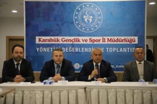 GENÇLİK VE SPOR İL MÜDÜRLÜĞÜ 2024 YILI YÖNETİCİ DEĞERLENDİRME TOPLANTISI YAPILDI
