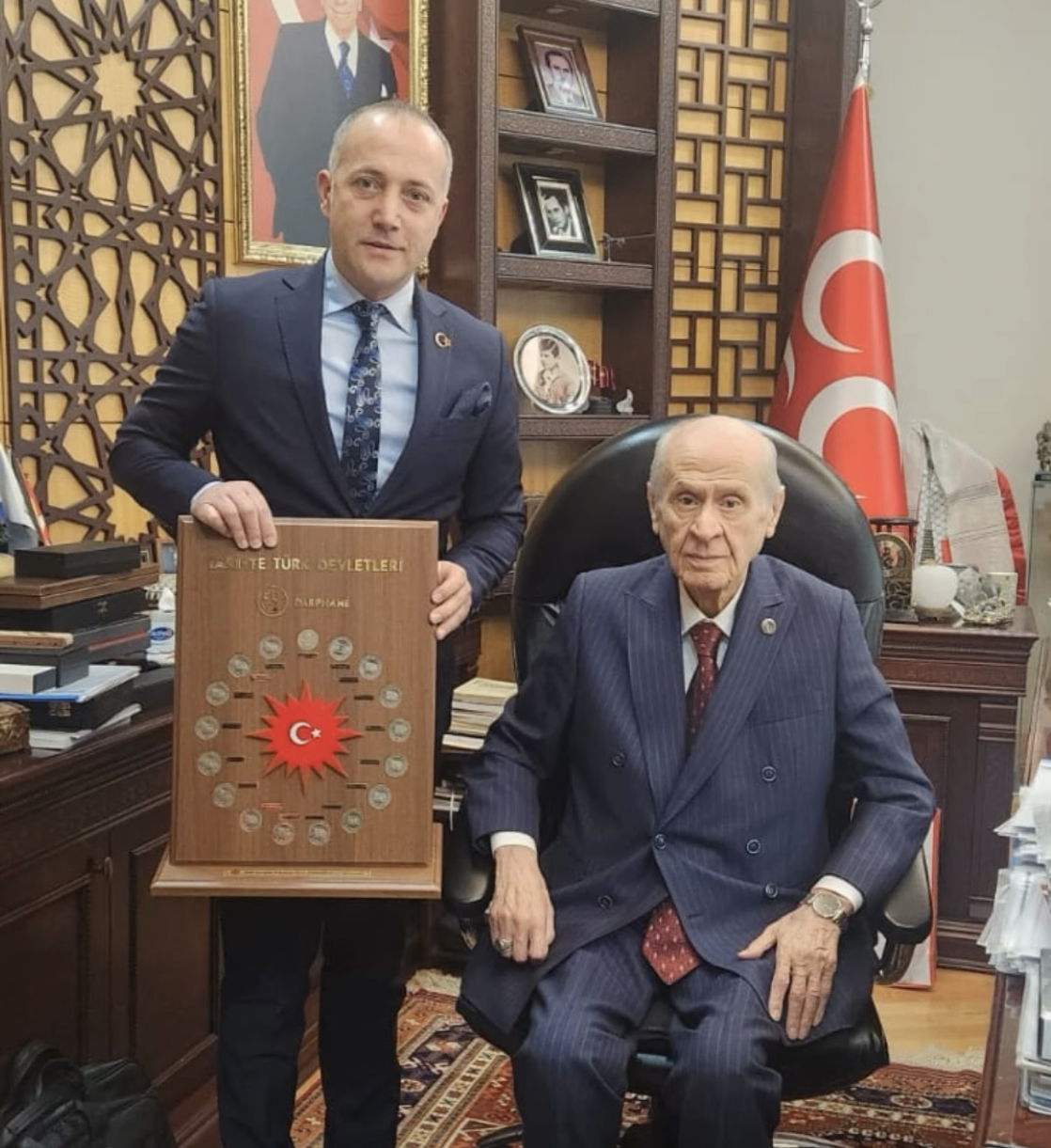 Cenk Gedikoğlu’dan Genel Başkan Bahçeli’ye Ziyaret