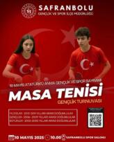 19 Mayıs’ta Safranbolu’da Masa Tenisi Heyecanı