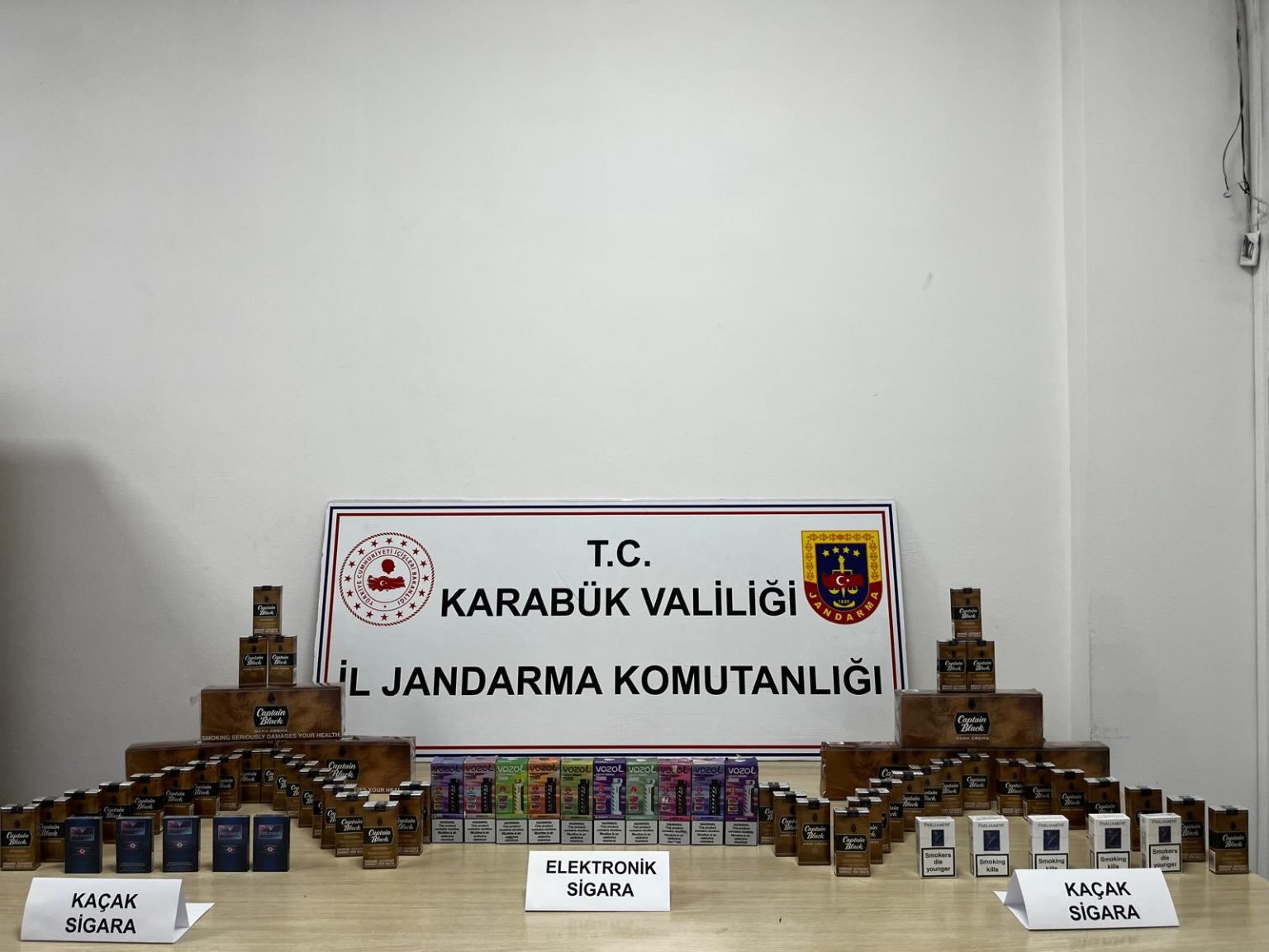 Jandarma’dan Kaçak Sigara Operasyonu