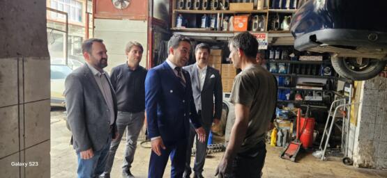 Yeniden Refah Partisi Merkez İlçe Başkanı Emre Ulu’dan Bağ-Essan Esnafına Ziyaret
