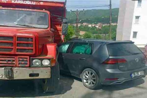Yenice’de Trafik Kazası 1 Yaralı