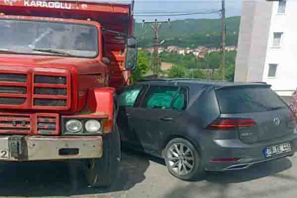 Yenice’de Trafik Kazası 1 Yaralı
