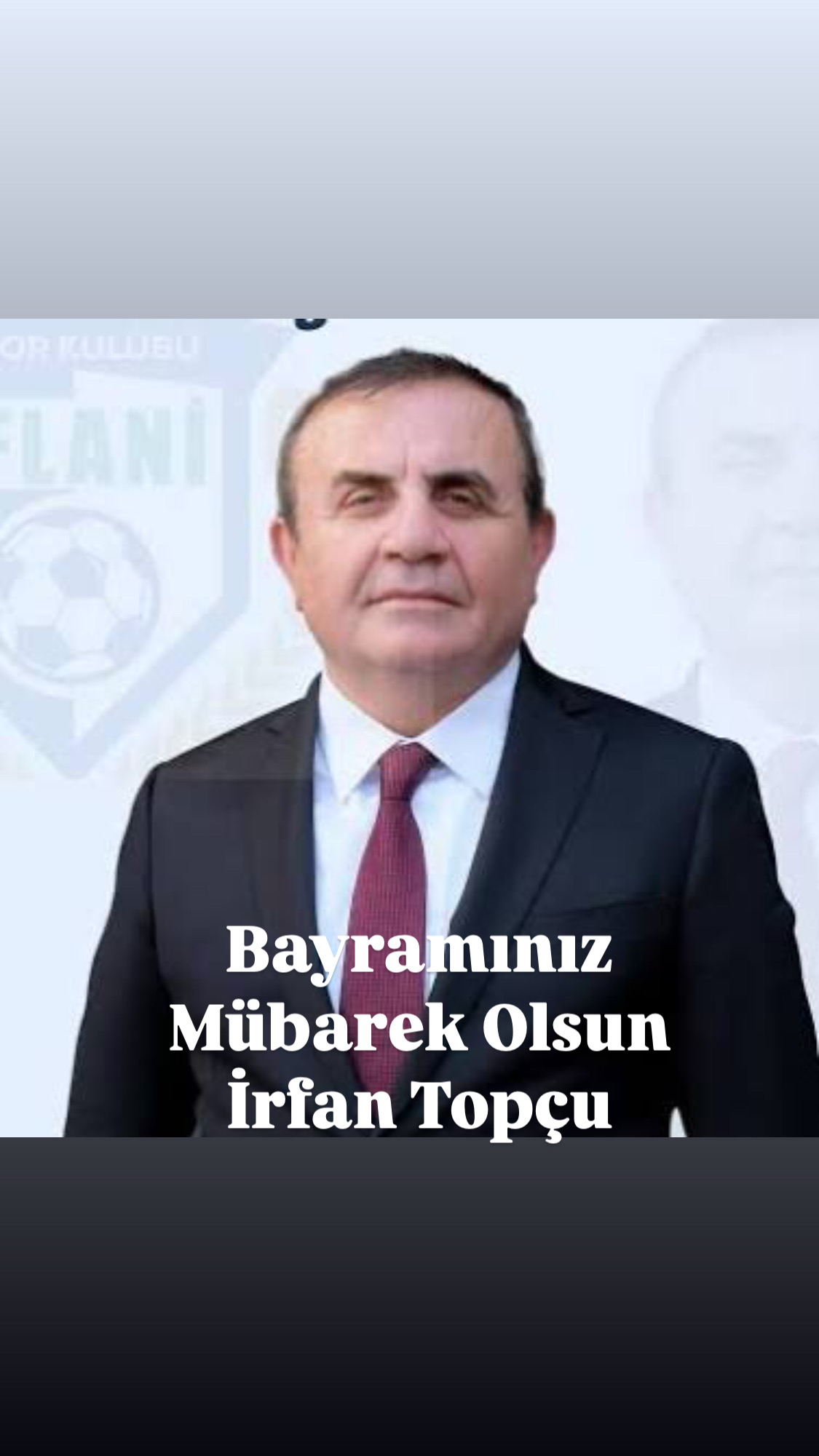 İrfan Topçu’nun Kurban Bayramı Mesajı