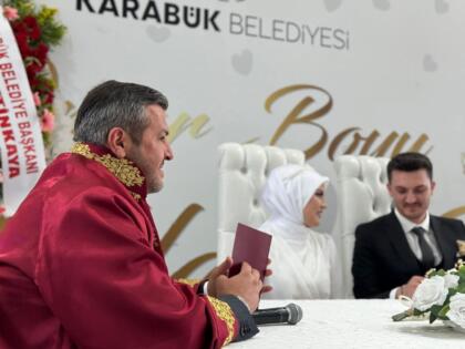 Karabük Belediyesinden Ücretsiz Düğün Desteği