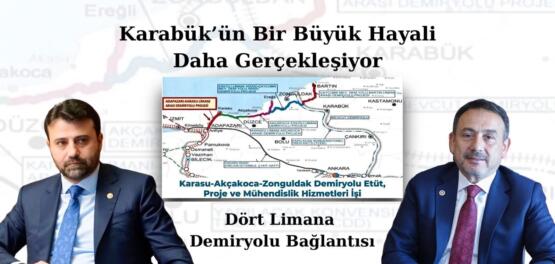 Karabük’ten Dört Büyük Limana Tren Bağlantısı