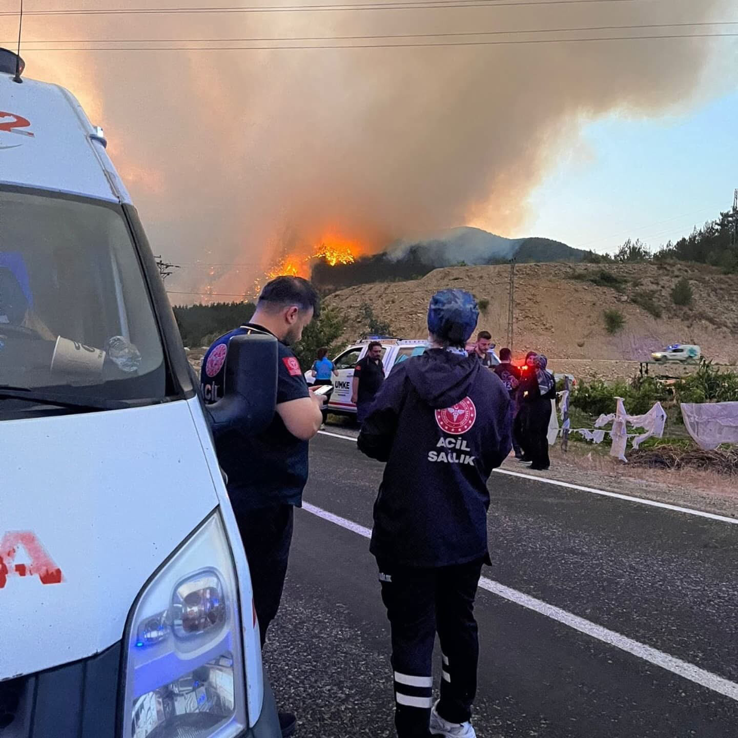 Karabük’te Orman Yangınlarına Sağlık Ekiplerinden Hızlı Müdahale