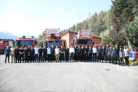AK Parti Heyetinden Karabük’te Yangınla Mücadele Ekiplerine Ziyaret