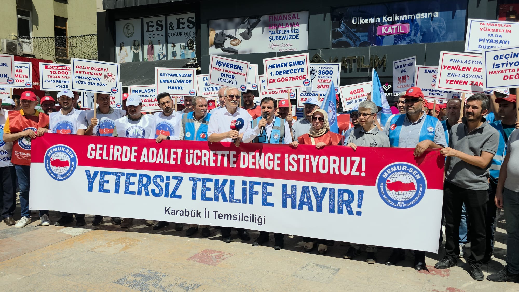 Memur Sen “Gelirde Adalet Ücrette Denge İstiyoruz”