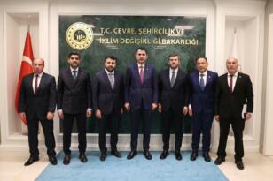 AK Parti Karabük Heyeti Bakan Murat Kurum’u Ziyaret Etti