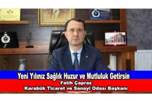 Fatih Çapraz’ın Yeni Yıl Mesajı