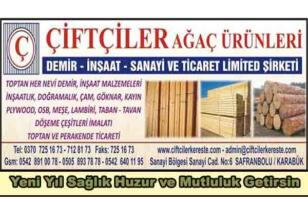 Çiftçiler Ağaç Ürünleri Yeni Yıl Mesajı