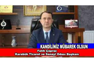 FATİH ÇAPRAZ’IN KANDİL MESAJI