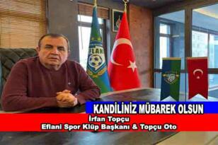 İRFAN TOPÇU’NUN KANDİL MESAJI