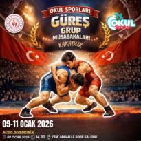 Okul Sporları Güreş Grup Müsabakaları Karabük’te Başlıyor
