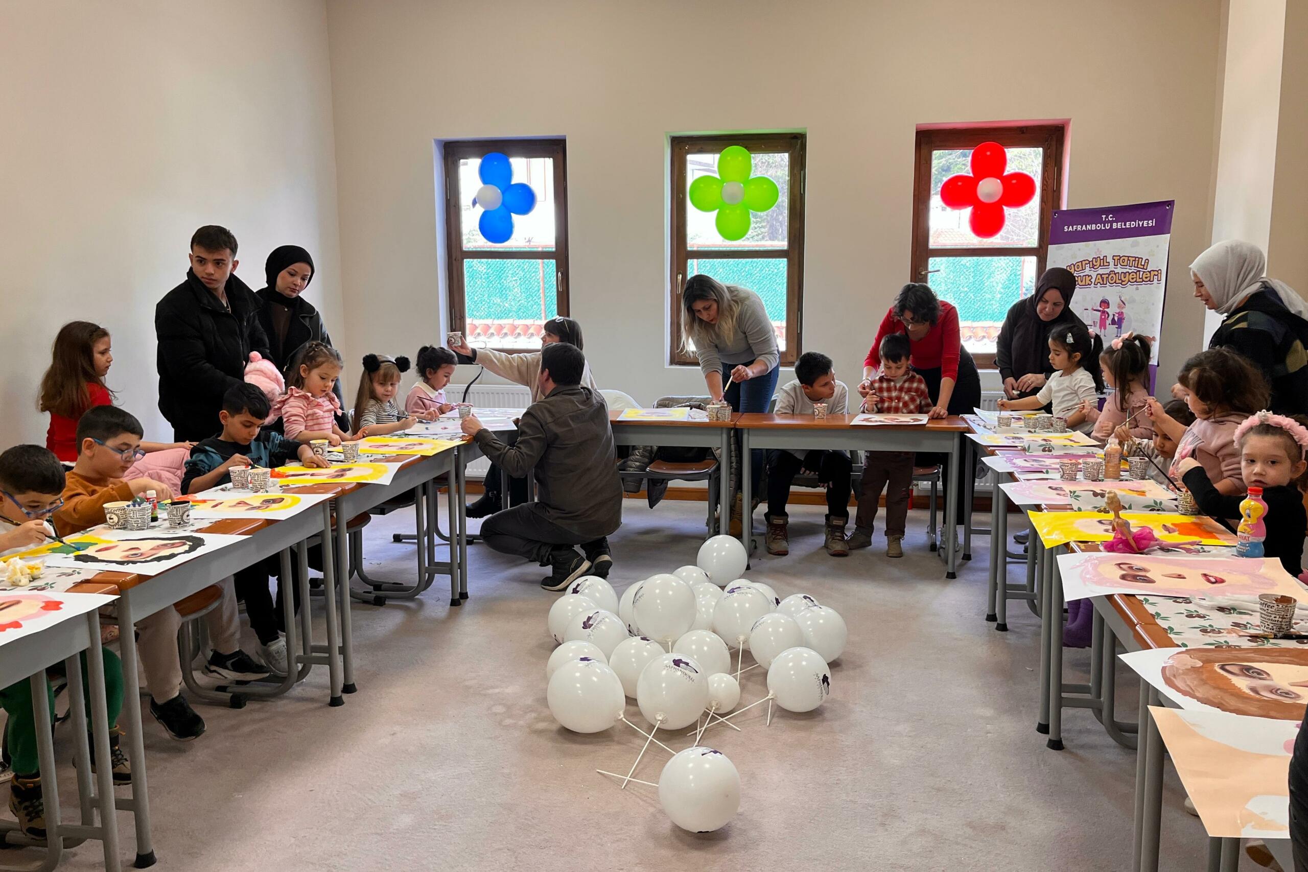 Safranbolu Belediyesi’nden yarıyıl tatiline özel çocuk atölyeleri başladı