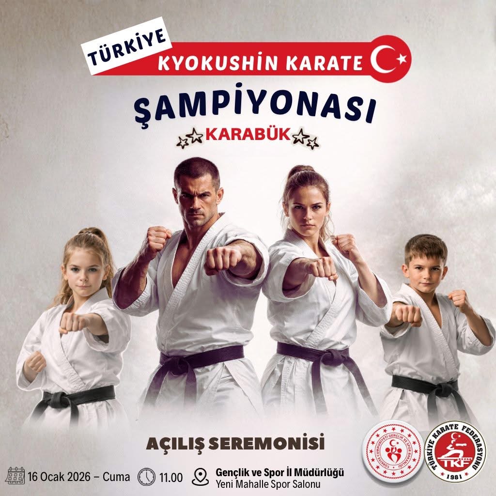 Türkiye Kyokushin Karate Şampiyonası Karabük’te Başlıyor
