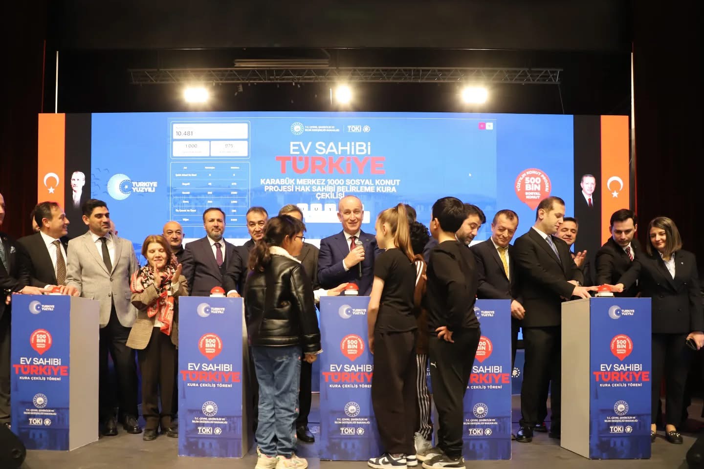 Yüzyılın Konut Projesi’nde Kura Heyecanı Karabük’te Yaşandı