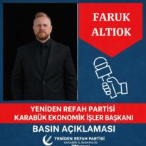 Faruk Altıok’tan İktidara Ekonomi Eleştirisi