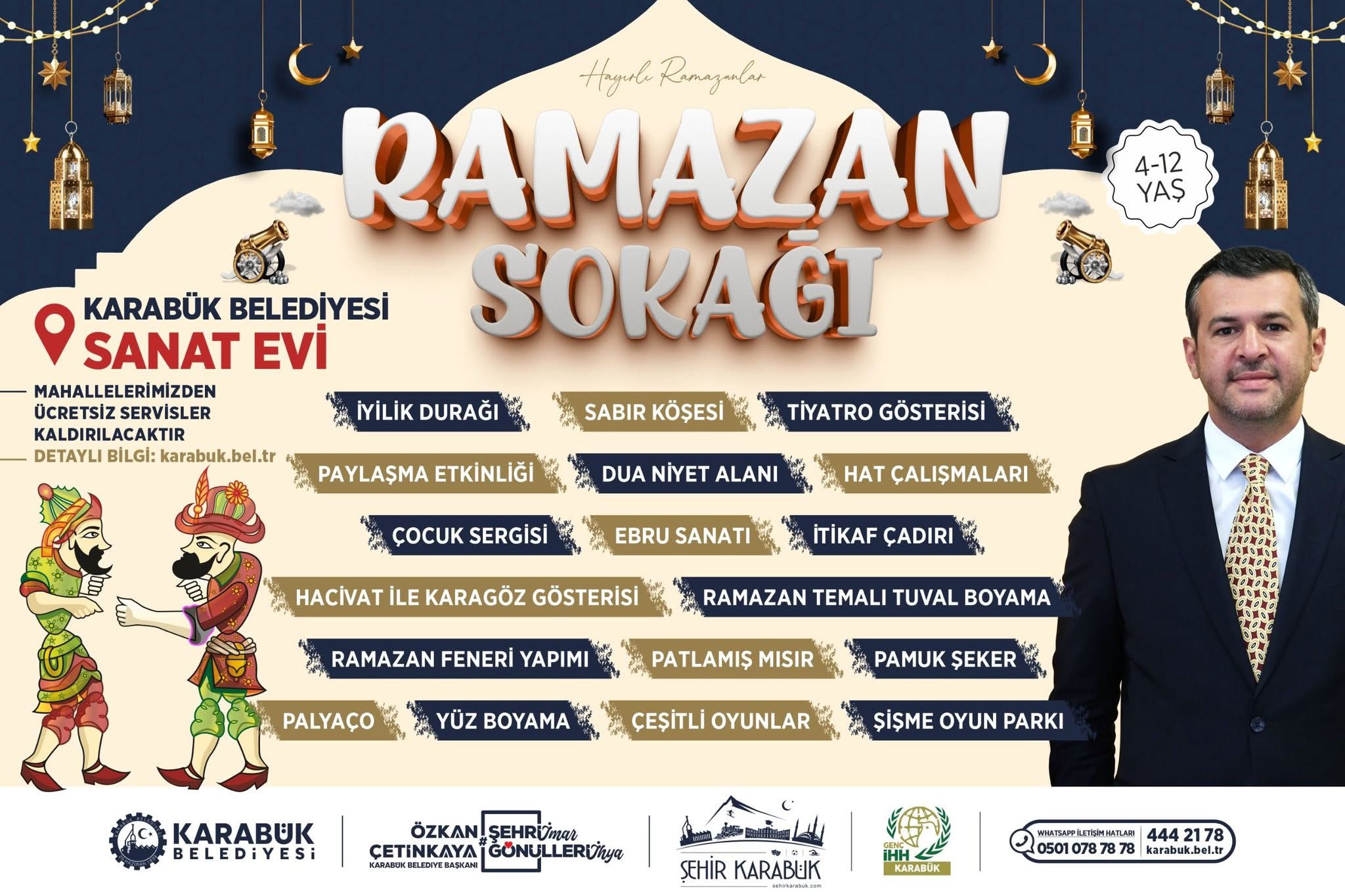 Karabük’te Ramazan Sokağı Etkinlikleri Başlıyor