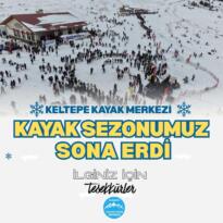 Keltepe’de Kayak Sezonu Sona Erdi