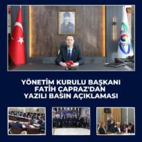 Fatih Çapraz Yazılı Bir Basın Açıklaması Yayımladı