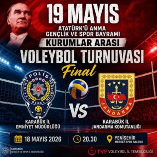 Kurumlar Arası Voleybol Turnuvası’nda Final Heyecanı Başlıyor