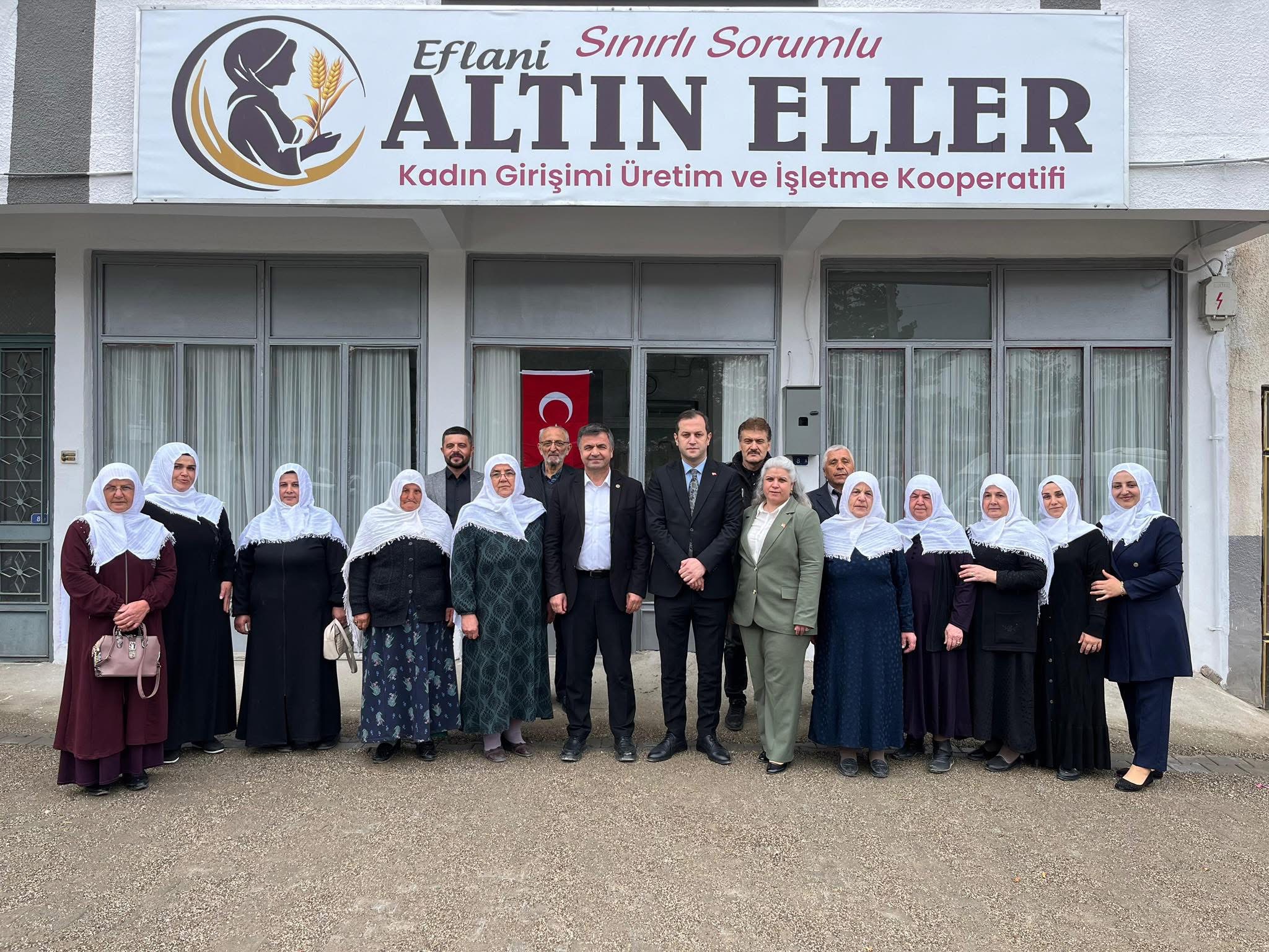 Eflani Sınırlı Sorumlu Altın Eller Kadın Girişimi Üretim ve İşletme Kooperatifi”ne Ziyaret