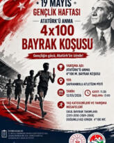 19 Mayıs Gençlik Haftası’nda Bayrak Koşusu Heyecanı