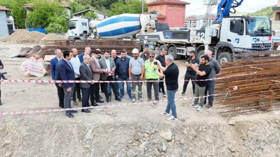 12 Derslikli Soğuksu Ortaokulunun Temeli Atıldı