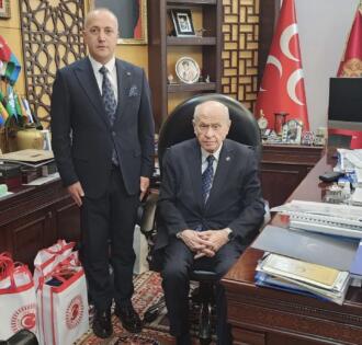 MHP Karabük İl Başkanı Cenk Gedikoğlu Devlet Bahçeli’yi Ziyaret Etti